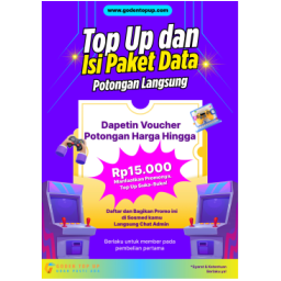 Voucher Diskon Rp15.000 Di Goden Top Up